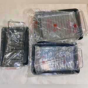 Set of Non-Stick Baking Trays with Racks